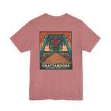 Chattanooga National Park City Unisex T-Shirt (Design on Back) - WALNUT STREET BRIDGE