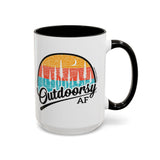 OUTDOORSY AF Ceramic Mug  (11 or 15oz)