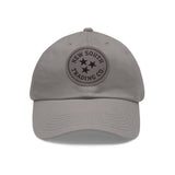 Dad Hat NEW SOUTH Leather Patch - GRAY/GRAY