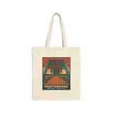 Chattanooga National Park City Canvas Tote - WALNUT ST BRIDGE