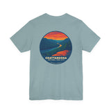 Chattanooga National Park City Unisex T-Shirt (Design on Back) - RIVER GORGE SUNSET