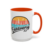 OUTDOORSY AF Ceramic Mug  (11 or 15oz)