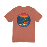 Chattanooga National Park City Unisex T-Shirt (Design on Back) - RIVER GORGE SUNSET
