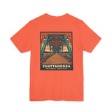 Chattanooga National Park City Unisex T-Shirt (Design on Back) - WALNUT STREET BRIDGE