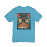 Chattanooga National Park City Unisex T-Shirt (Design on Back) - WALNUT STREET BRIDGE