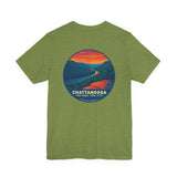 Chattanooga National Park City Unisex T-Shirt (Design on Back) - RIVER GORGE SUNSET