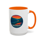 Chattanooga National Park City Ceramic Mug - RIVER GORGE SUNSET (15oz)