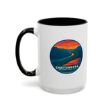 Chattanooga National Park City Ceramic Mug - RIVER GORGE SUNSET (15oz)