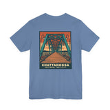 Chattanooga National Park City Unisex T-Shirt (Design on Back) - WALNUT STREET BRIDGE