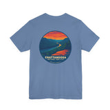 Chattanooga National Park City Unisex T-Shirt (Design on Back) - RIVER GORGE SUNSET