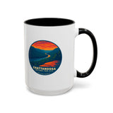 Chattanooga National Park City Ceramic Mug - RIVER GORGE SUNSET (15oz)