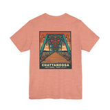 Chattanooga National Park City Unisex T-Shirt (Design on Back) - WALNUT STREET BRIDGE