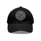Dad Hat NEW SOUTH Leather Patch - BLACK/GRAY