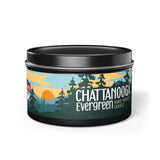 Hand Poured Tin Candle - CHATTANOOGA EVERGREEN