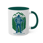 Accent Color Ceramic Mug - BLAZE YOUR OWN TRAIL