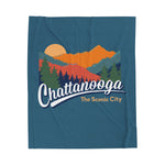 Velveteen Plush Blanket - CHATTANOOGA SCENIC CITY