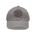 Dad Hat NEW SOUTH Leather Patch - GRAY/GRAY