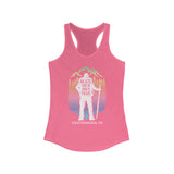 Ladies Racerback Tank - BLAZE YOUR OWN TRAIL PINK