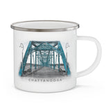 Enamel Camping Mug - WALNUT STREET BRIDGE