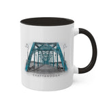 Accent Color Ceramic Mug - WALNUT ST BRIDGE