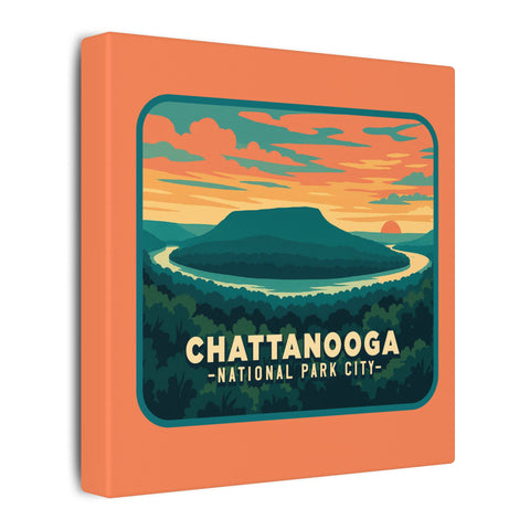 Chattanooga National Park City - SNOOPERS ROCK on Canvas