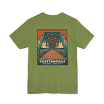 Chattanooga National Park City Unisex T-Shirt (Design on Back) - WALNUT STREET BRIDGE