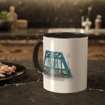 Accent Color Ceramic Mug - WALNUT ST BRIDGE