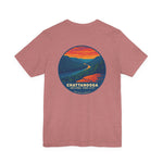 Chattanooga National Park City Unisex T-Shirt (Design on Back) - RIVER GORGE SUNSET