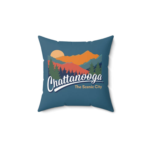 CHATTANOOGA SCENIC CITY Square Pillow