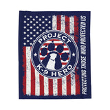 PROJECT K-9 HERO Velveteen Plush Blanket