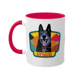 K-9 YOUBE Ceramic Mug - Red