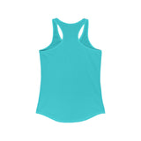 Ladies Racerback Tank - BRILLIANT TEAL SUNRISE