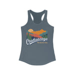 Ladies Racerback Tank - CHATTANOOGA SCENIC CITY