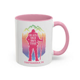Ceramic Mug - BLAZE YOUR OWN TRAIL PINK (11 or 15oz)