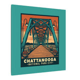 Chattanooga National Park City - WALNUT STREET BRIDGE on Canvas