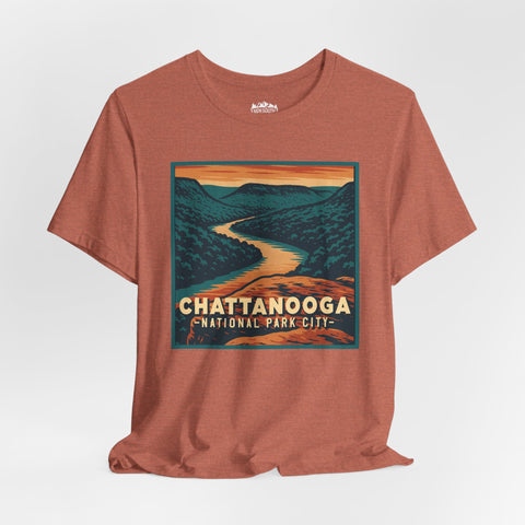 Chattanooga National Park City Unisex T-Shirt - TENNESSEE RIVER GORGE