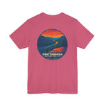 Chattanooga National Park City Unisex T-Shirt (Design on Back) - RIVER GORGE SUNSET