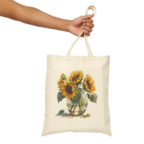 Canvas Tote Bag - SUNFLOWERS