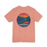 Chattanooga National Park City Unisex T-Shirt (Design on Back) - RIVER GORGE SUNSET