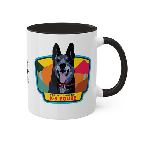 K-9 YOUBE Ceramic Mug - Black