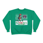 MAY YOUBE MERRY & BRIGHT - Ugly Holiday Sweatshirt GREEN