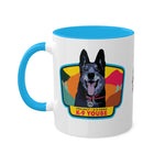 K-9 YOUBE Ceramic Mug - Blue