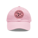 Dad Hat NEW SOUTH Leather Patch - PINK/PINK