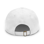 Dad Hat NEW SOUTH Leather Patch - WHITE/PINK