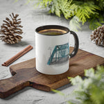 Accent Color Ceramic Mug - WALNUT ST BRIDGE