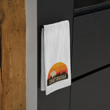 Flour Sack Tea Towel - HAPPY LITTLE SUNSET