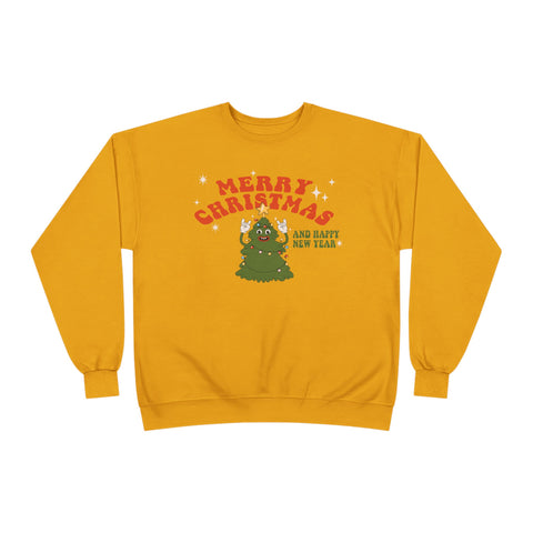 VINTAGE ROCKIN' CHRISTMAS TREE EcoSmart® Sweatshirt