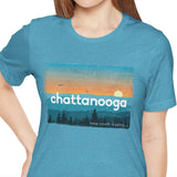 AQUA CHATTANOOGA SUNSET Unisex T-shirt