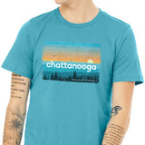 AQUA CHATTANOOGA SUNSET Unisex T-shirt