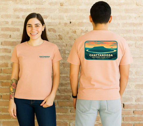 Chattanooga National Park City Unisex T-Shirt (Design on Back) - SNOOPERS ROCK